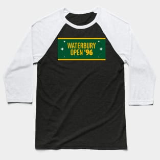Waterbury Open '96 - Green and Yellow Design Baseball T-Shirt
